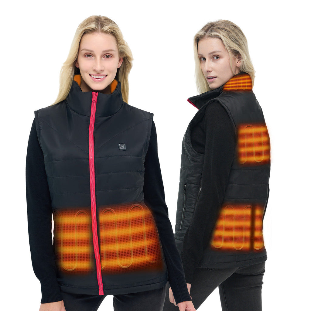 Classic Collection | Women's Heated Vest with 6 Heating Zones | Black Vest for Ultimate Warmth and Comfort 1