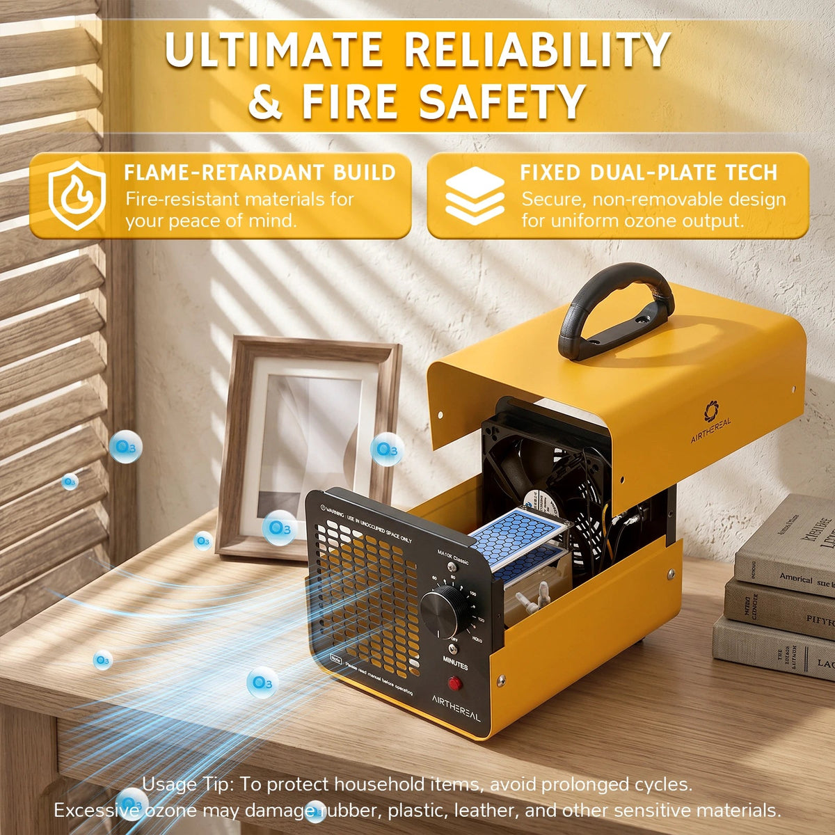 Classic Ozone Generator | High-Performance Air Purifier with Adjustable Output | Efficient Odor Removal for Clean Air 3