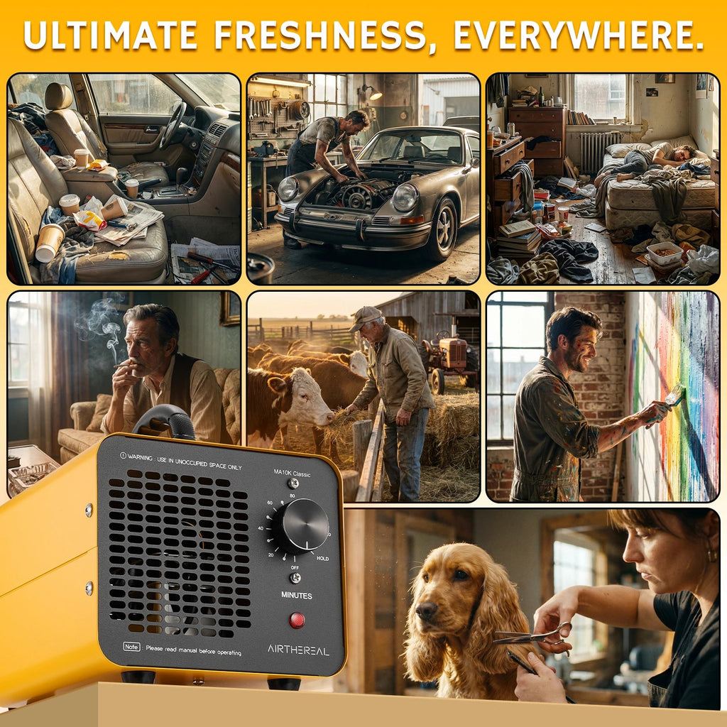 Classic Ozone Generator | High-Performance Air Purifier with Adjustable Output | Efficient Odor Removal for Clean Air 4