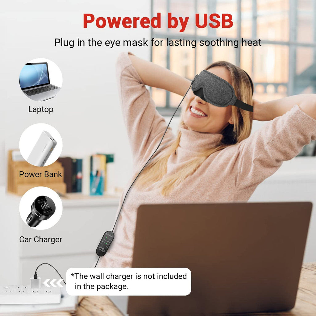 Comfort Eye | Heated Eye Mask with Adjustable Strap & Moist Heat | Ultimate Relaxation for Tired Eyes 4