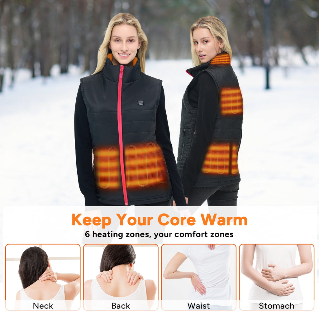 Comfort Warmth | Heated Vest for Women with 3 Adjustable Heating Levels | Lightweight Design for Ultimate Warmth and Comfort 2