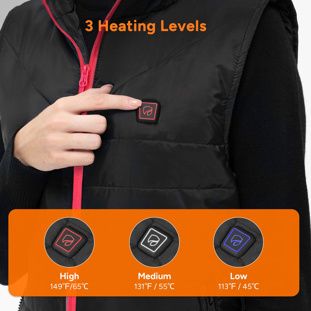 Comfort Warmth | Heated Vest for Women with 3 Adjustable Heating Levels | Lightweight Design for Ultimate Warmth and Comfort 3