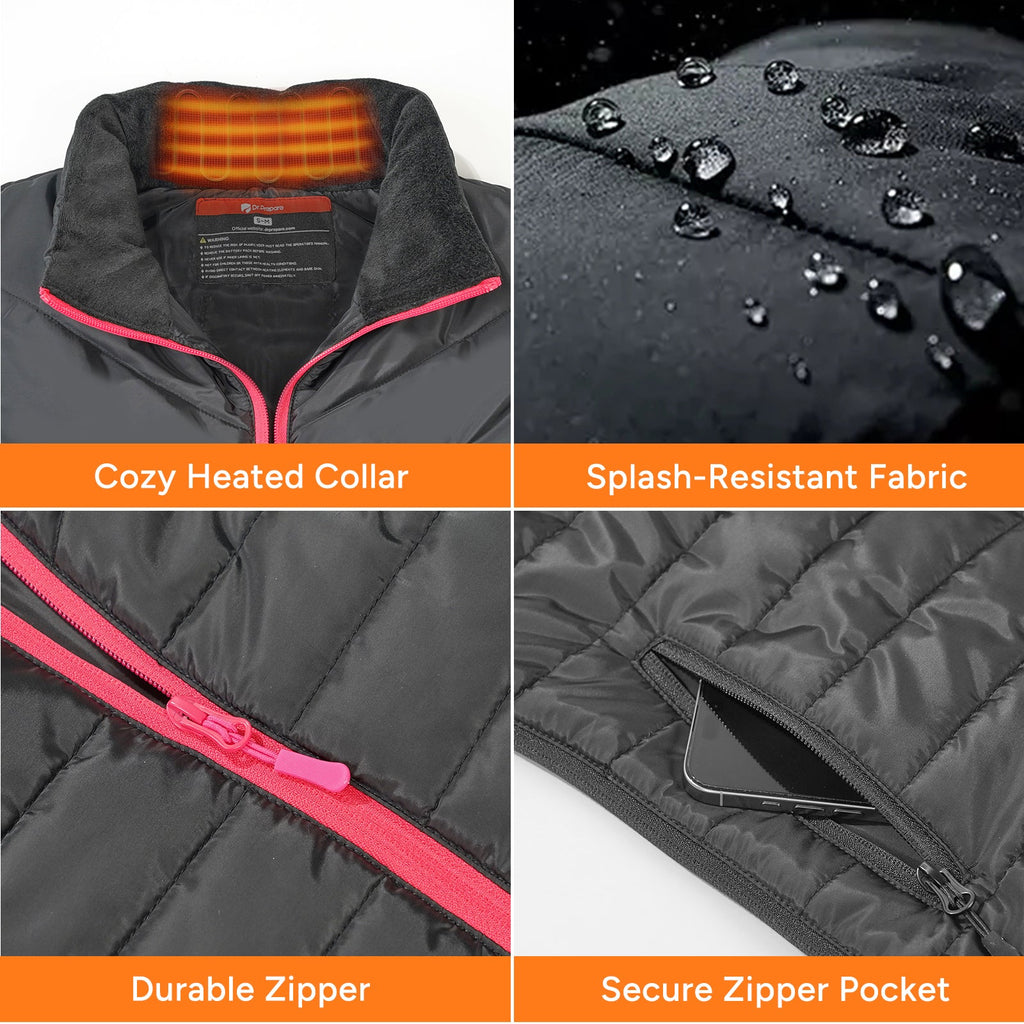 Comfort Warmth | Heated Vest for Women with 3 Adjustable Heating Levels | Lightweight Design for Ultimate Warmth and Comfort 5