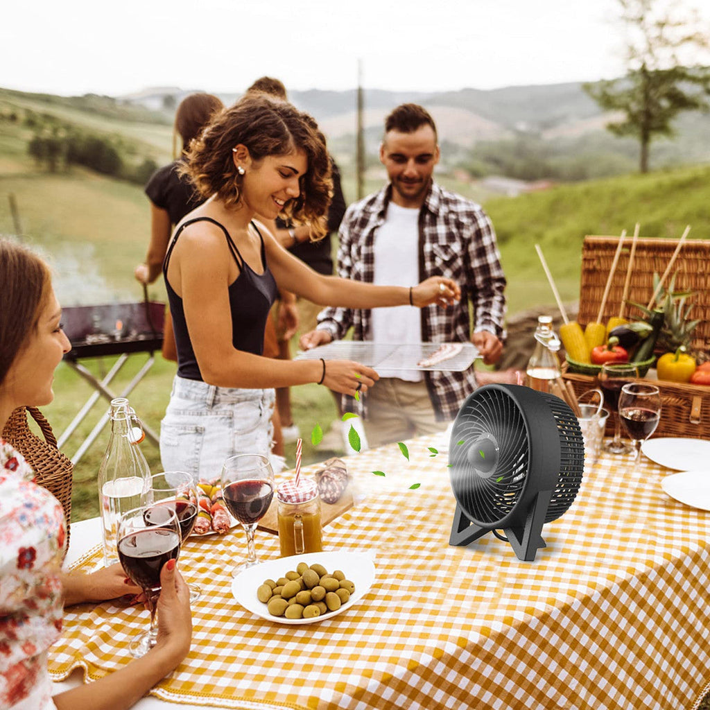Compact | Table Fan with Adjustable Speed Control | Small Size for Efficient Air Circulation 4