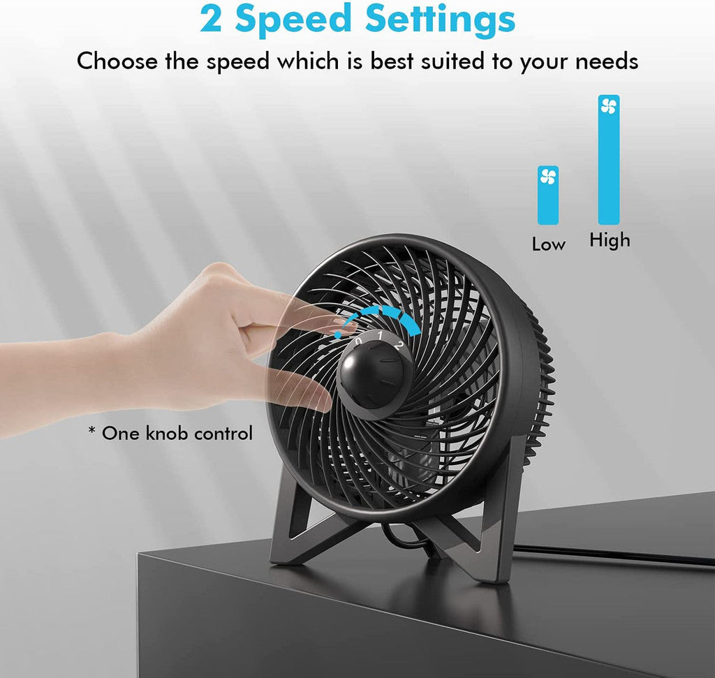 Compact | Table Fan with Adjustable Speed Control | Small Size for Efficient Air Circulation 5