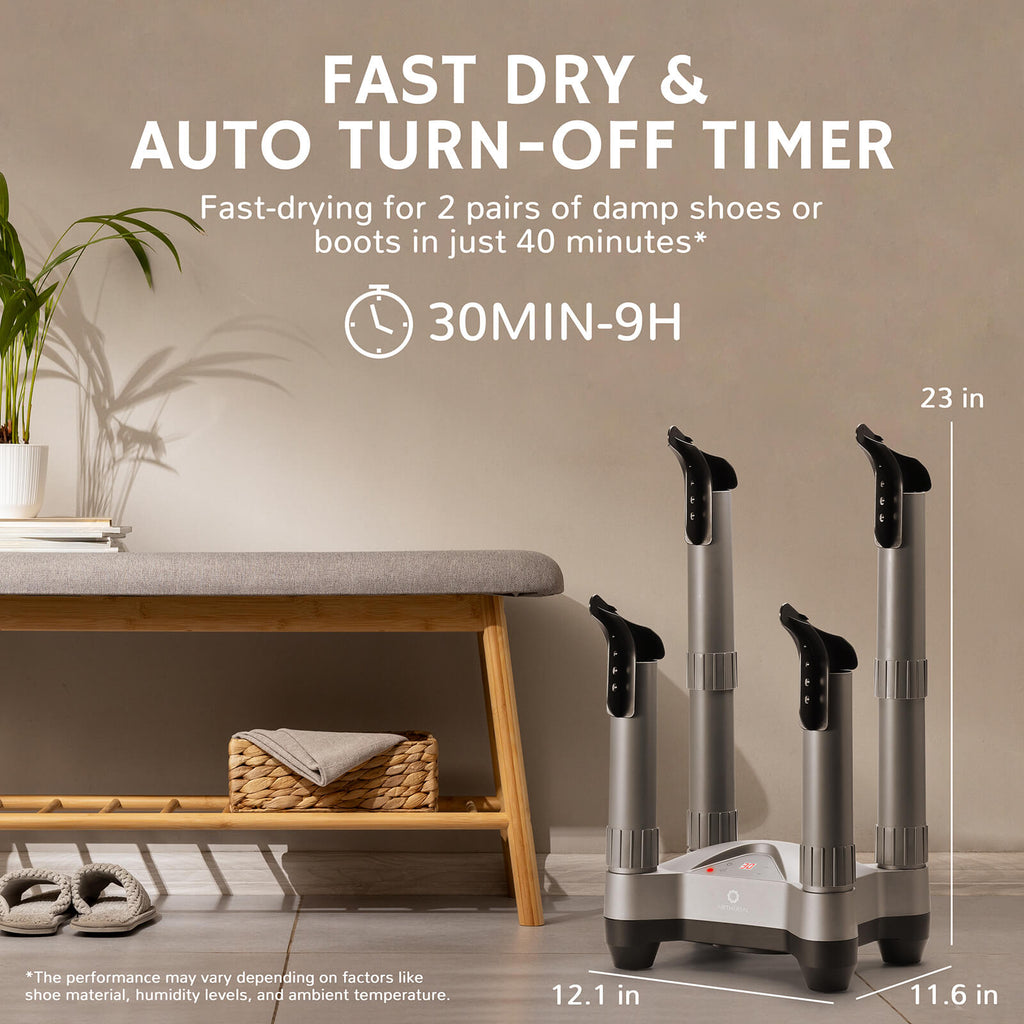 Efficient Footwear Dryer | Electric Shoe Dryer with Ozone Deodorization | Portable Design for Quick Drying and Fresh Gear 7