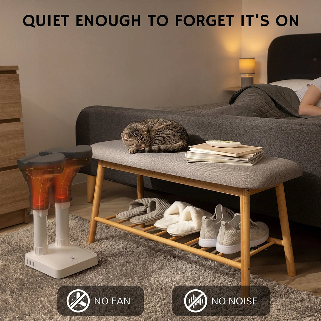 Gentle Drying | Portable Boot Dryer with Fanless Technology | Efficient Moisture Removal for All Footwear Types 4