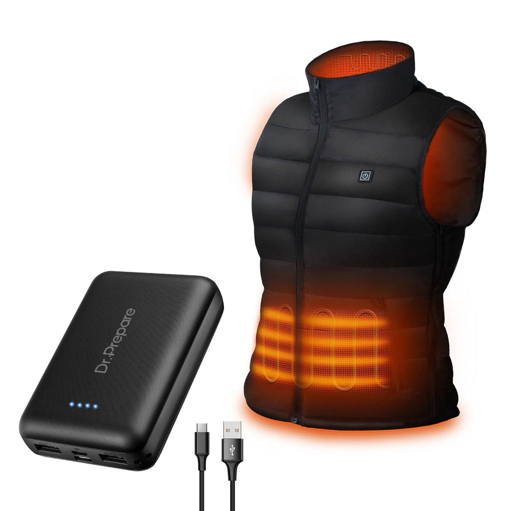 Heated Vest | Electric Heated Vest for Men with 6 Heating Zones | Lightweight Design for Ultimate Comfort 1