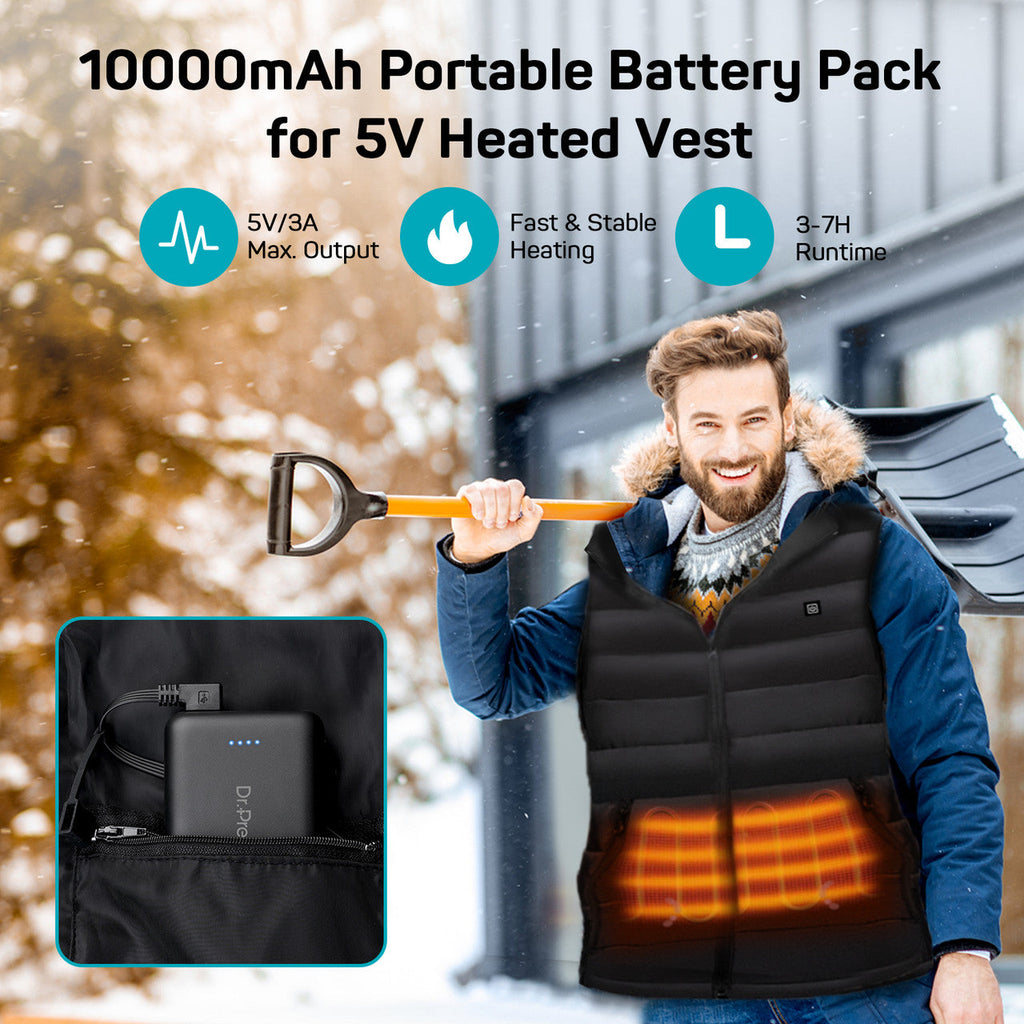 Heated Vest | Electric Heated Vest for Men with 6 Heating Zones | Lightweight Design for Ultimate Comfort 2