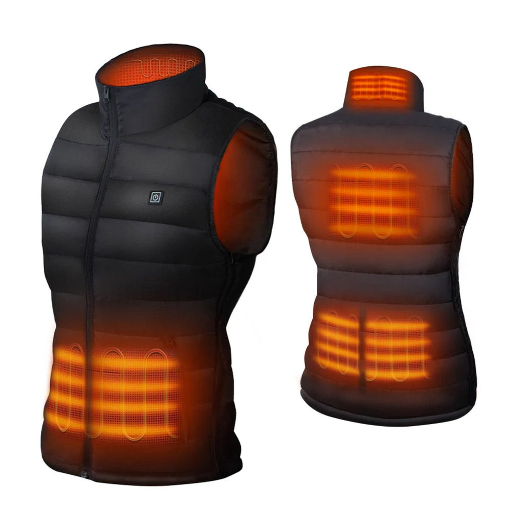 Heated Vest | Electric Quilted Vest with 6 Heat Zones | Adjustable Fit for Ultimate Warmth 0