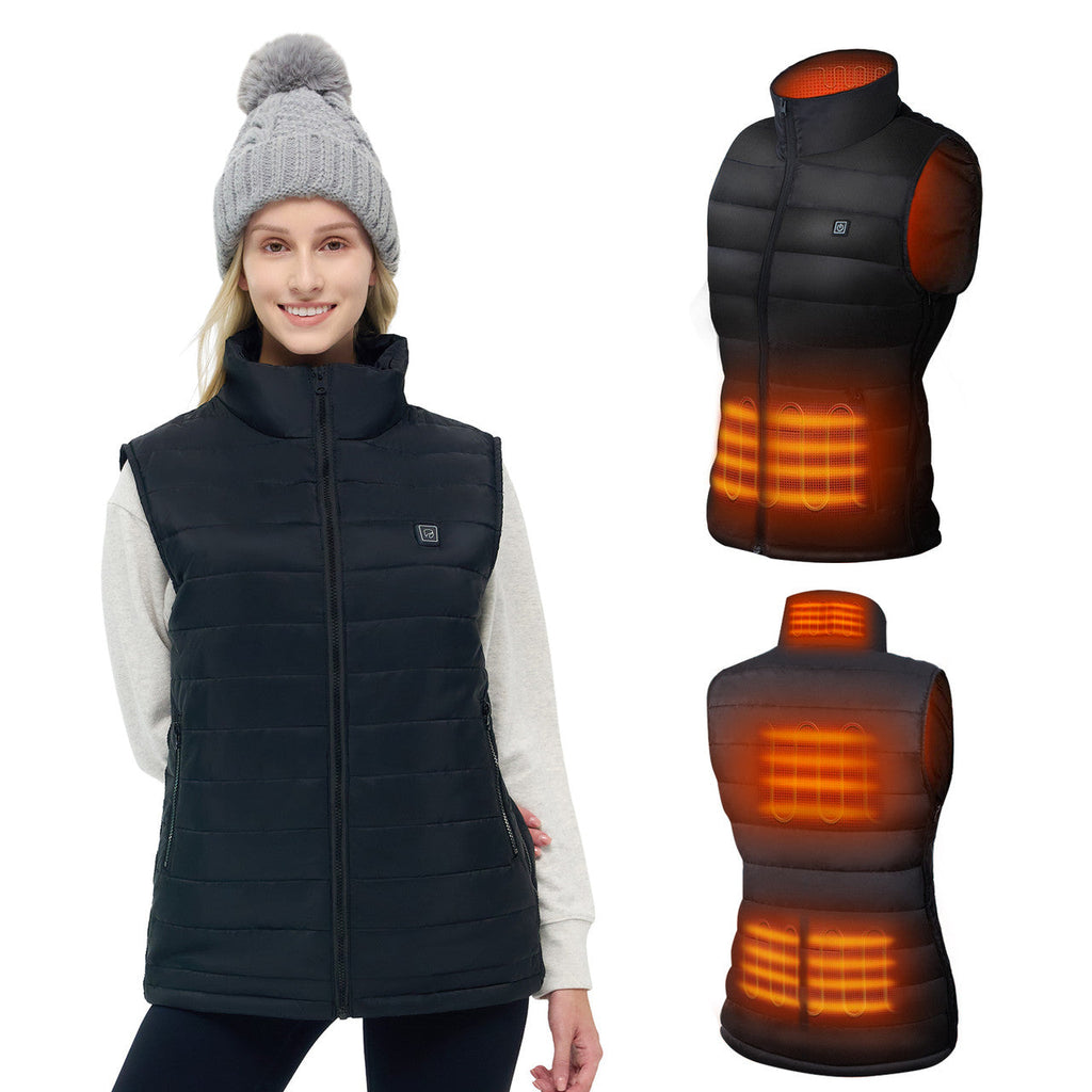 Heated Vest | Electric Quilted Vest with 6 Heat Zones | Adjustable Fit for Ultimate Warmth 1
