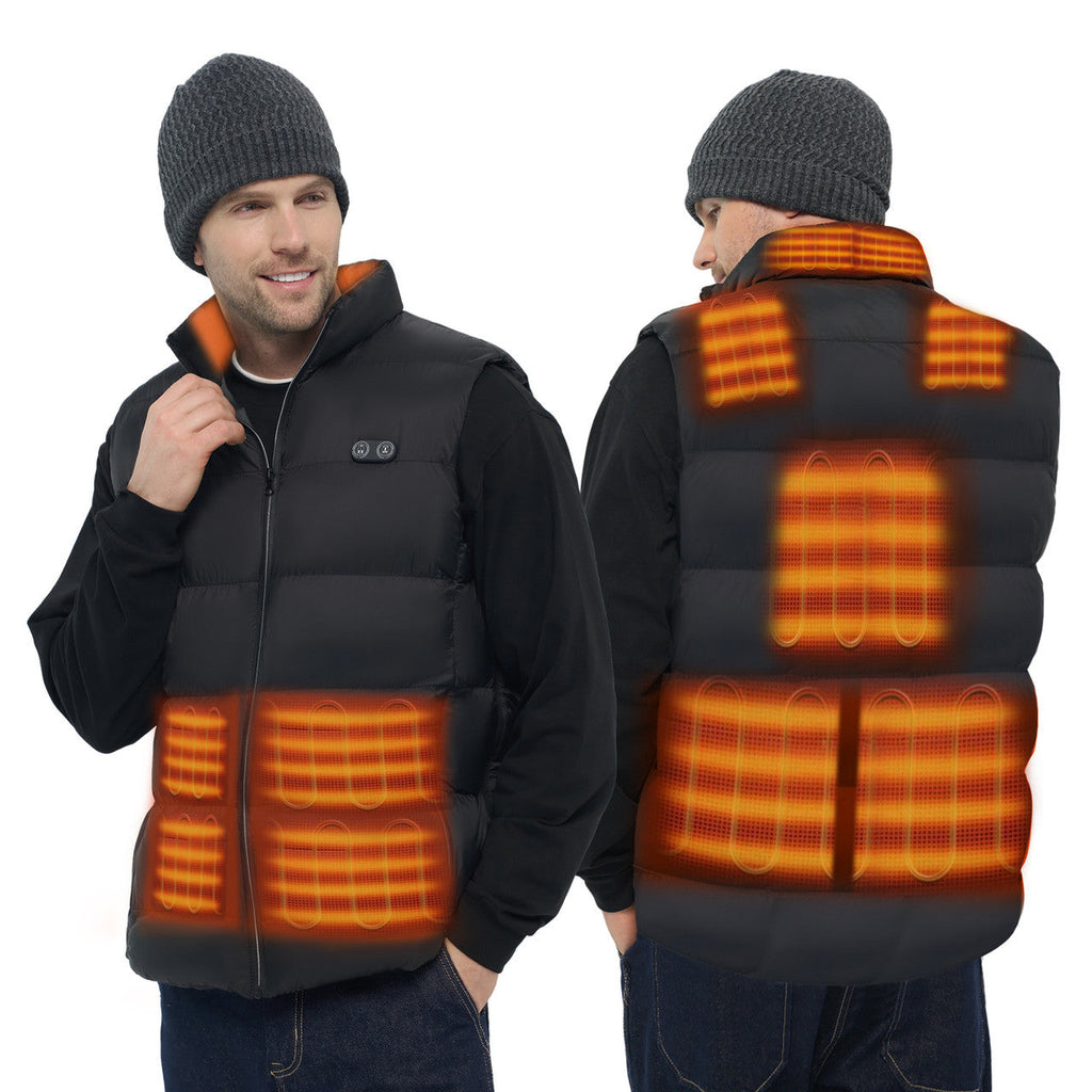 Heated Vest | USB Electric Heated Vest for Men with 10 Heating Zones | Adjustable Warmth for Ultimate Outdoor Comfort 0