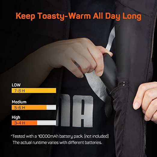Heated Vest | Unisex Electric Vest with 6 Heating Zones & Removable Hood | Comfortable Outdoor Wear for Men and Women 2