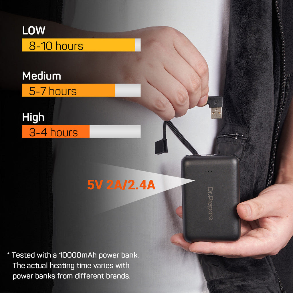 Heated Vest for Men & Women with 3 Heating Levels | Adjustable Unisex Design for Ultimate Winter Comfort 5