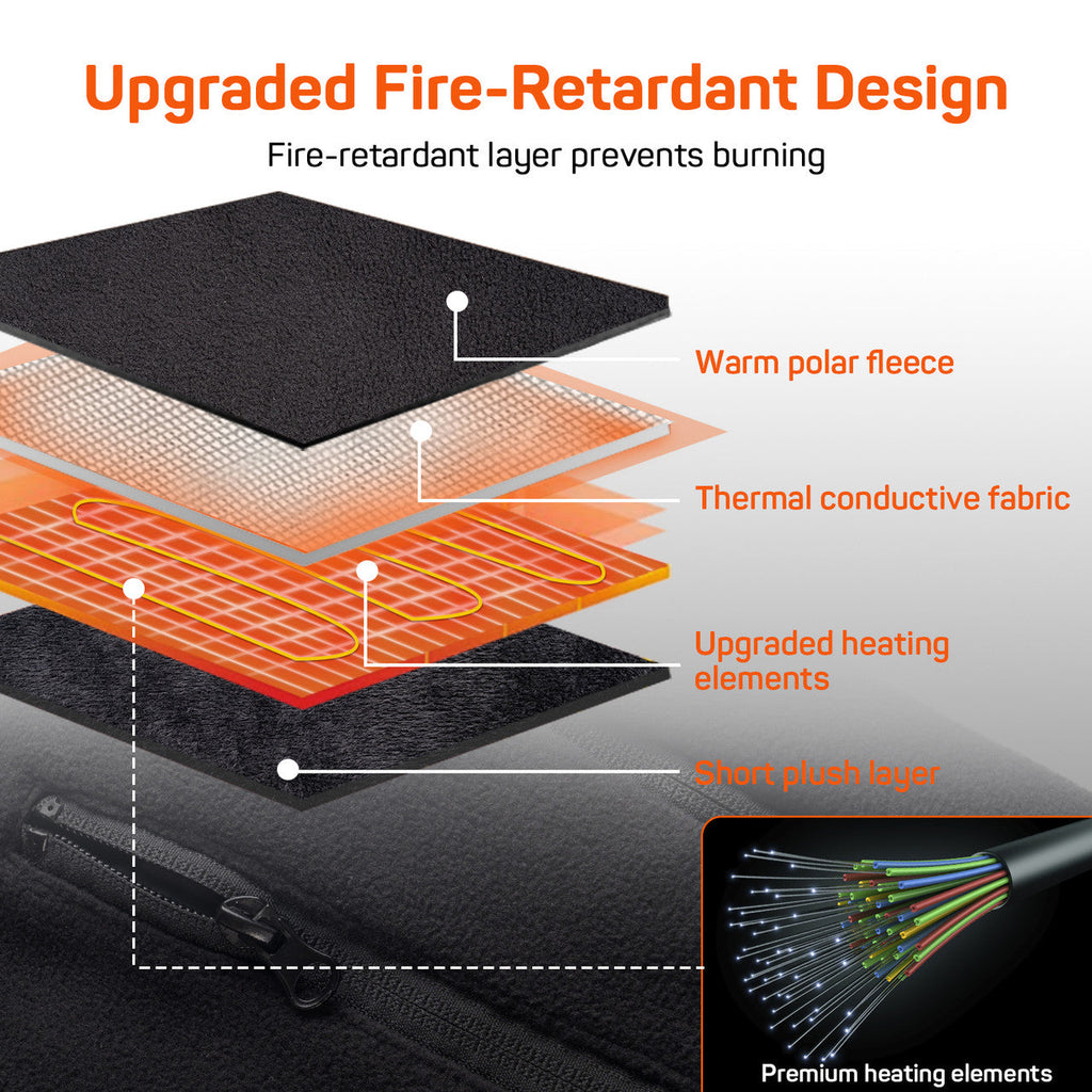 Heated Vest for Men & Women with 3 Heating Levels | Adjustable Unisex Design for Ultimate Winter Comfort 7