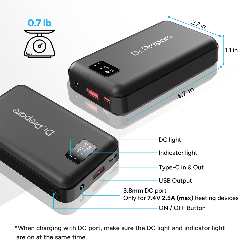 Portable Charger | 16000mAh Power Bank with Fast Charging | Compact Design for Outdoor Use 4