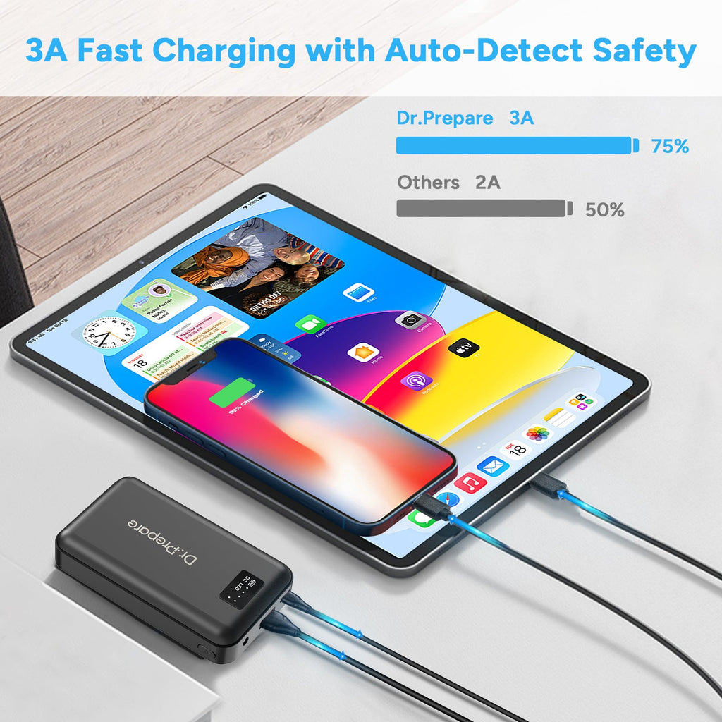 Portable Charger | 16000mAh Power Bank with Fast Charging | Compact Design for Outdoor Use 6