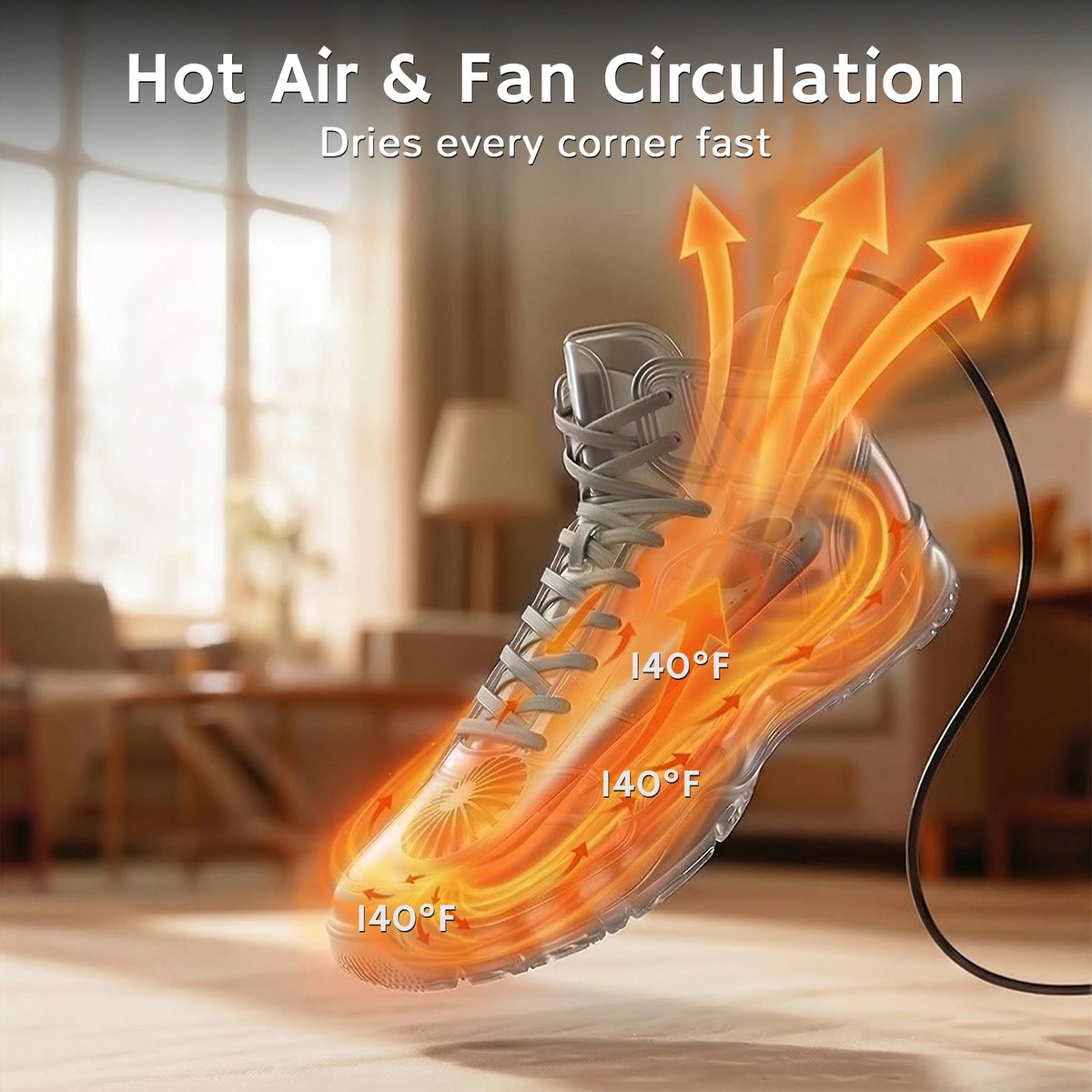 ShoeDryer Pro | Portable Shoe Dryer with Quick Dry Technology | Efficient Drying Solution for Home and Travel 2
