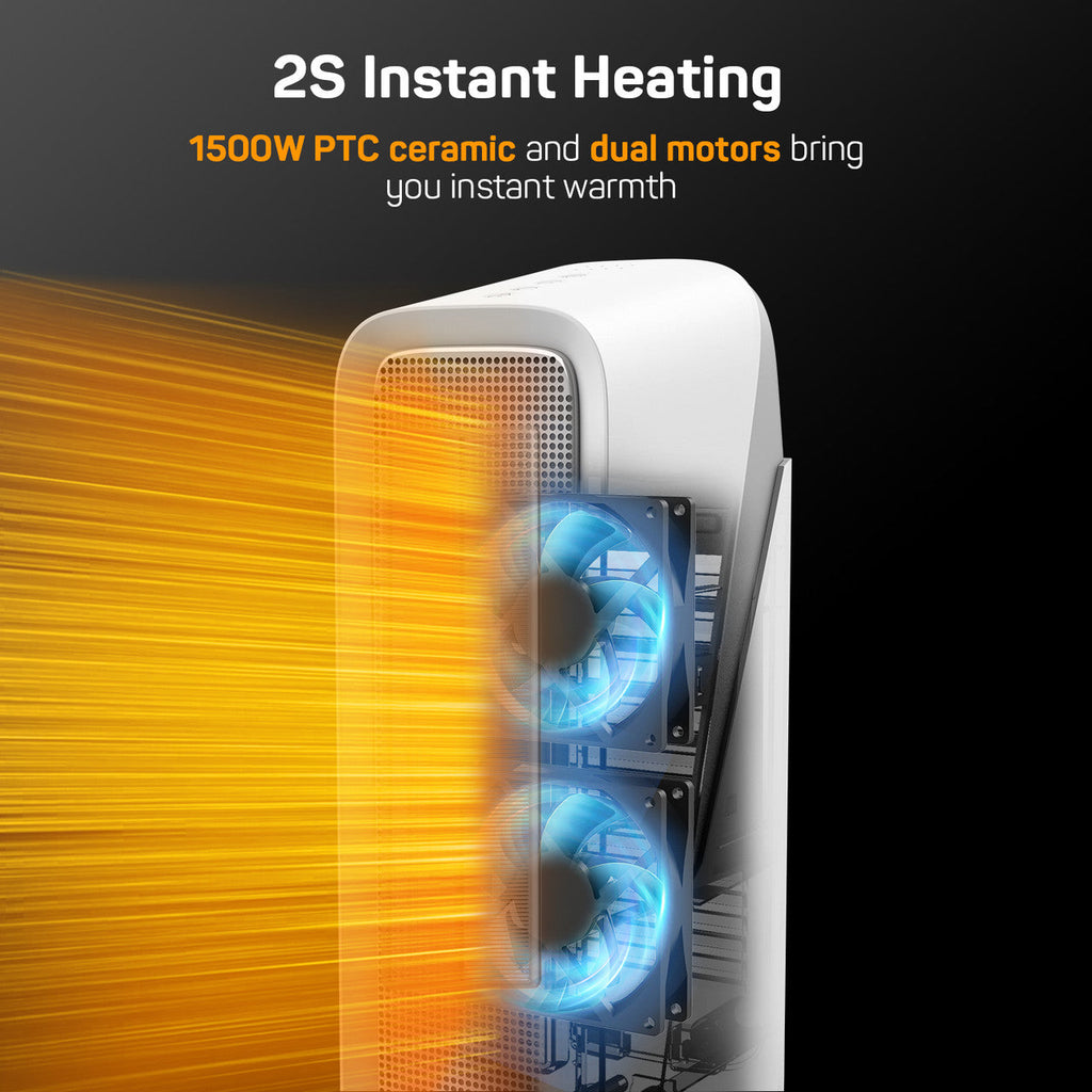 Smart Space Heater | Electric Ceramic Heater with App Control | Portable & Energy Efficient for Quick Home Heating 1