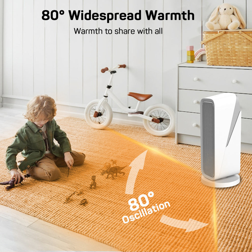 Smart Space Heater | Electric Ceramic Heater with App Control | Portable & Energy Efficient for Quick Home Heating 3
