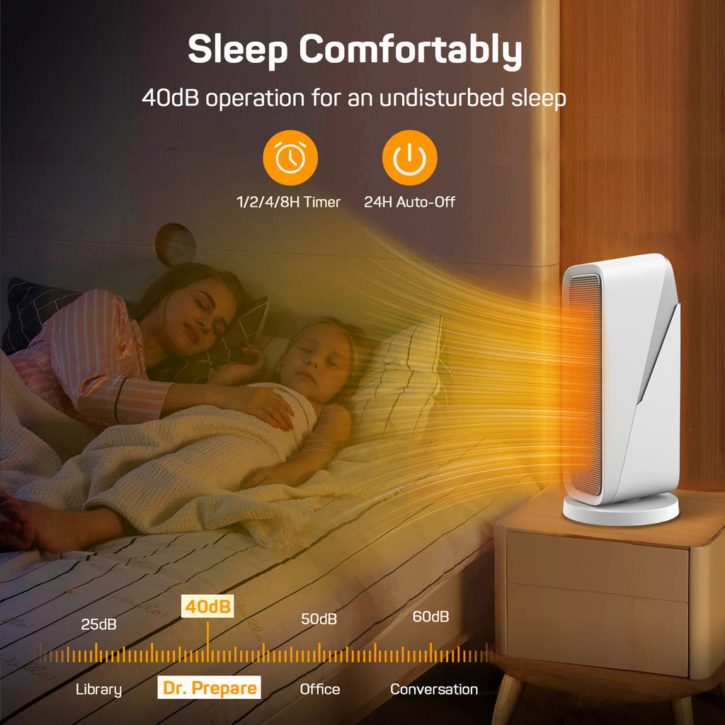 Smart Space Heater | Electric Ceramic Heater with App Control | Portable & Energy Efficient for Quick Home Heating 4