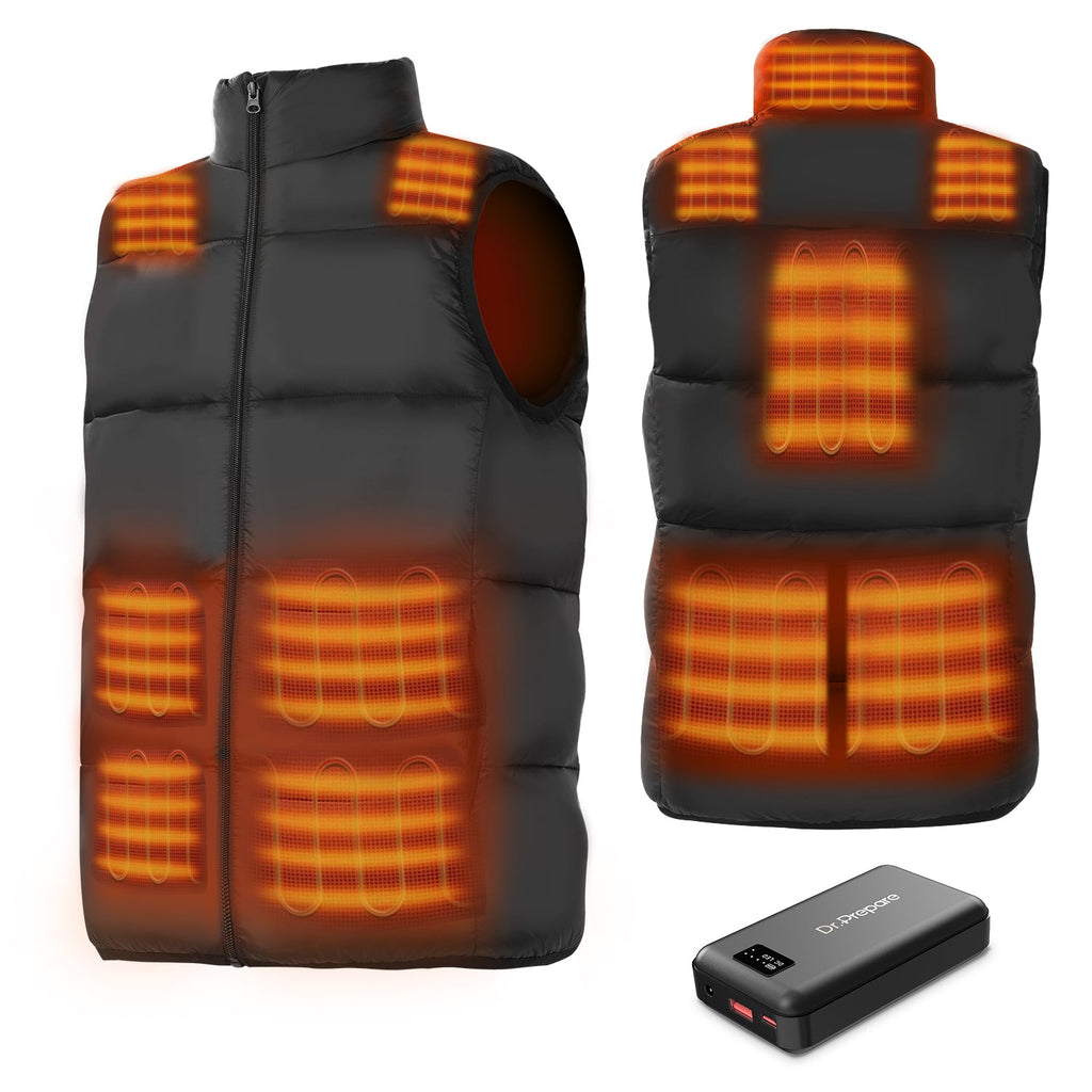 Ultra-Soft Heated Vest | 10 Heating Zones with Long-Lasting Battery | Comfortable Warmth for Men and Women 9