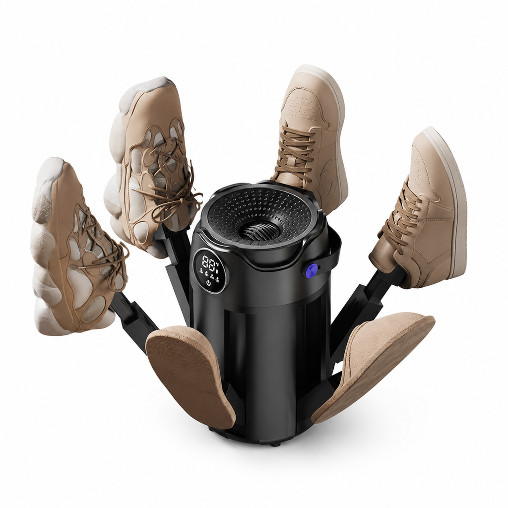 Portable Boot Dryer with Quick Drying & Deodorizing Feature | Efficient Six-Arm Design for All Footwear